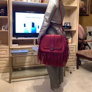 Never Worn Fringe MK Bag
